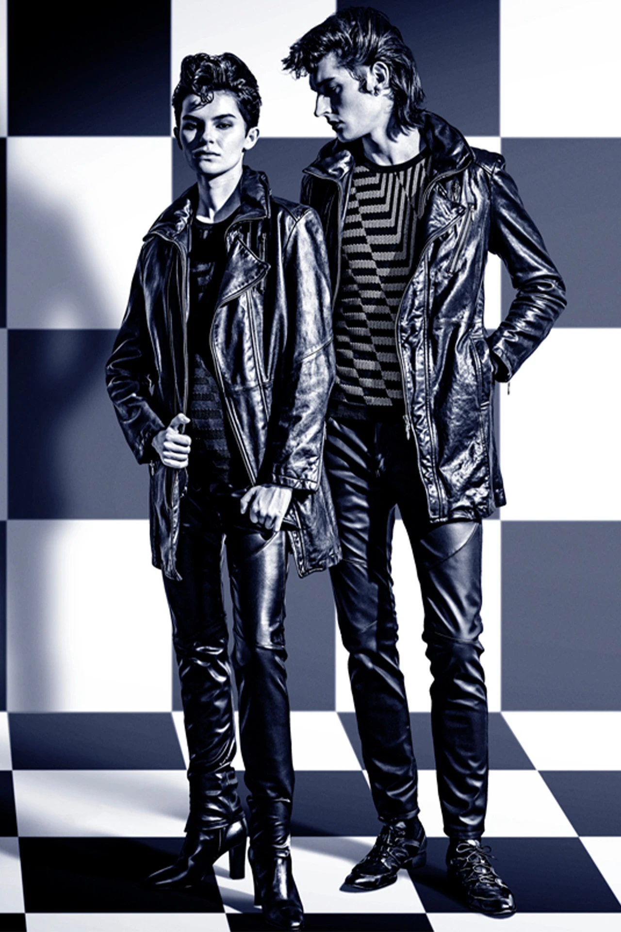 TORNADO MART∴ウォッシュドロングセミダブルレザー / TORNADO MART