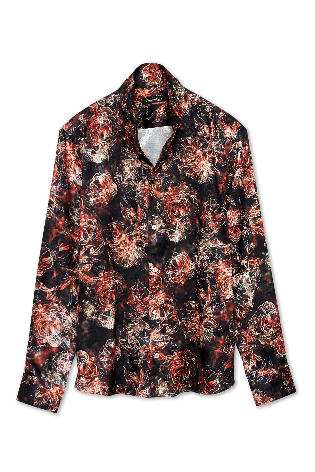 TORNADO MART∴クリスタルローズプリントシャツ / TORNADO MART