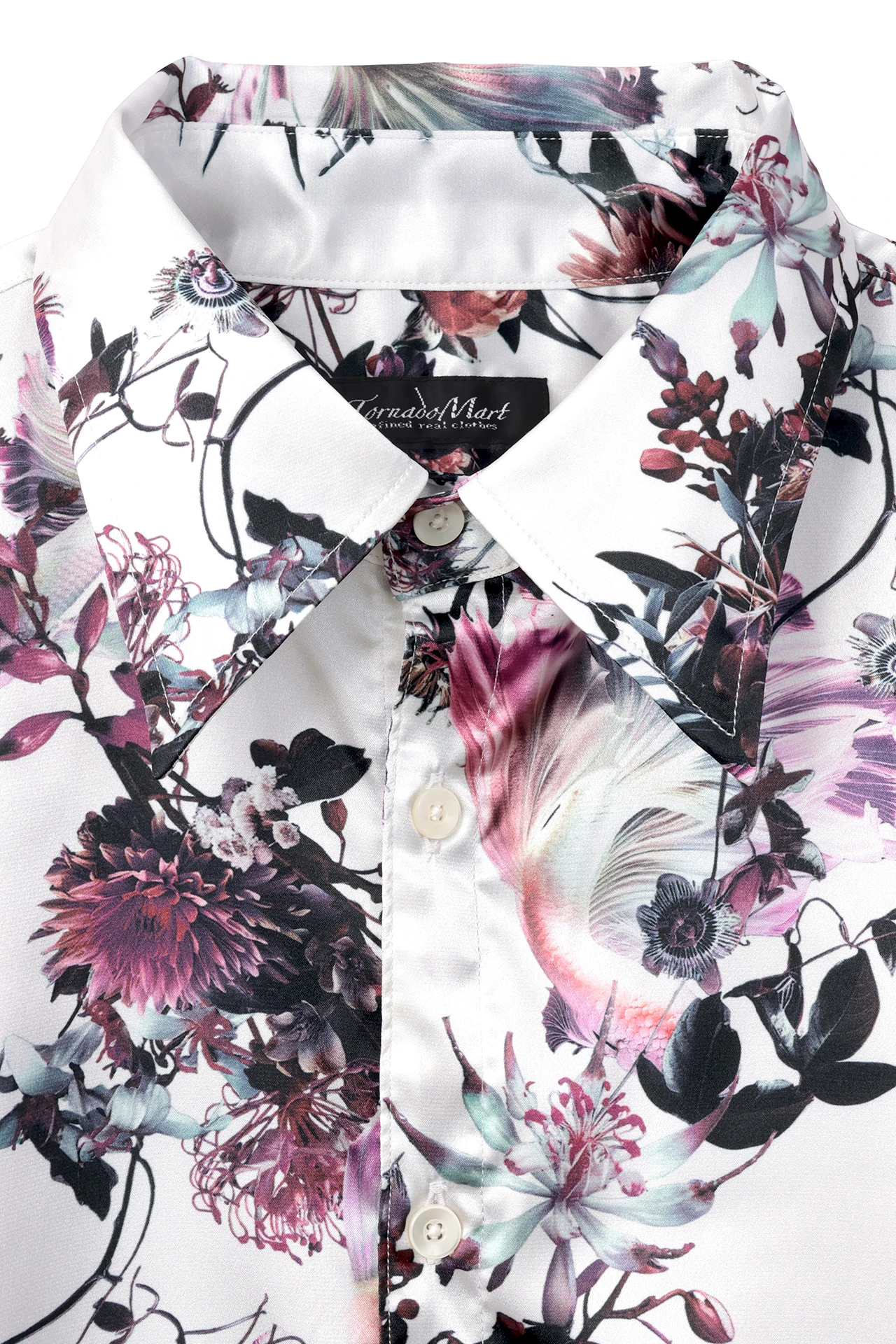 TORNADO MART∴アクアフラワープリントシャツ / TORNADO MART