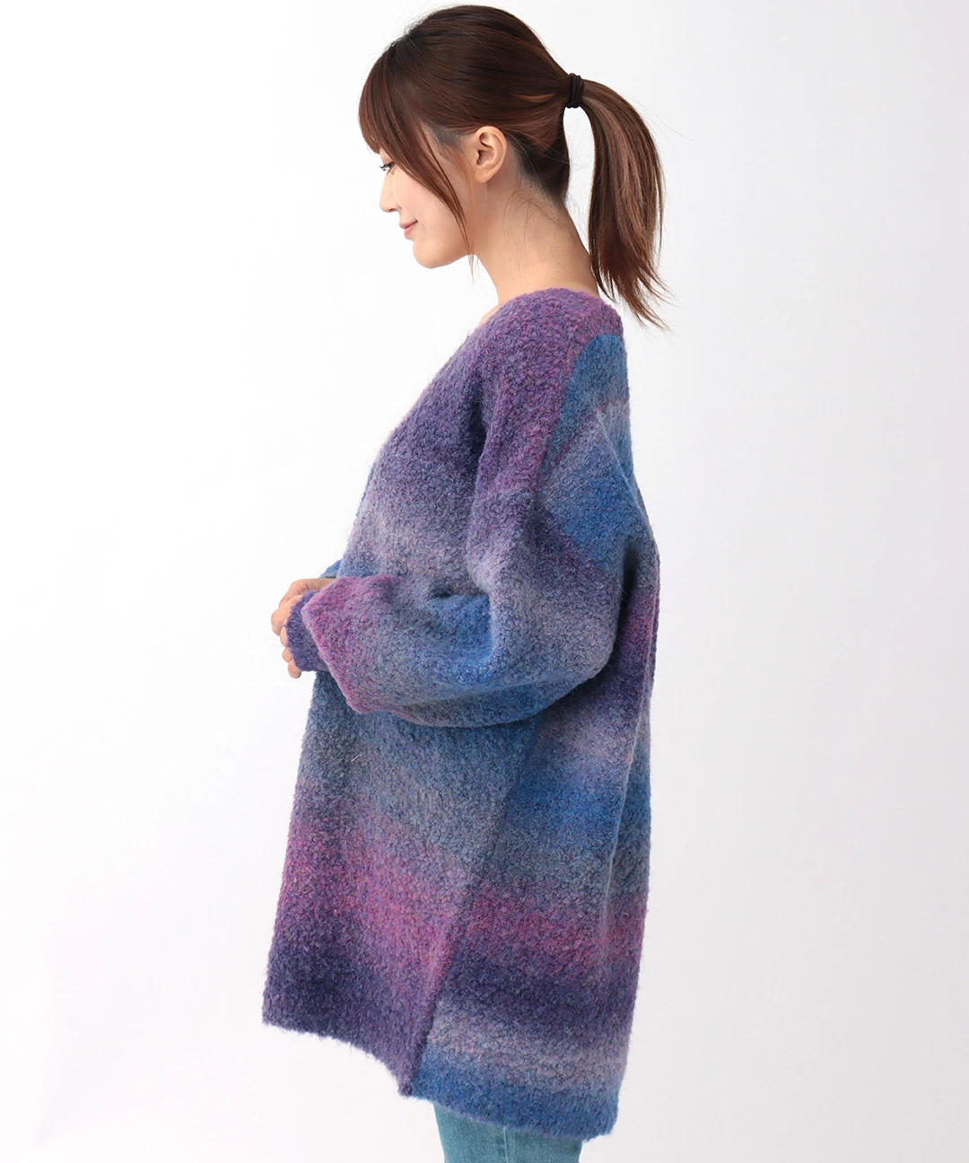 グラデーションニットカーディガン / カーディガン・羽織り