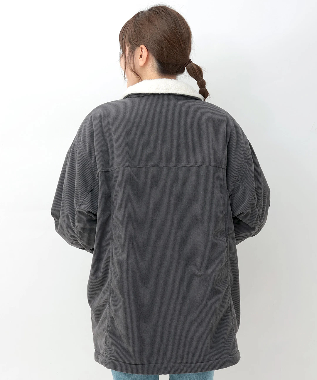 コーデュロイ裏ボアブルゾン / ジャケット・ブルゾン | エスニック
