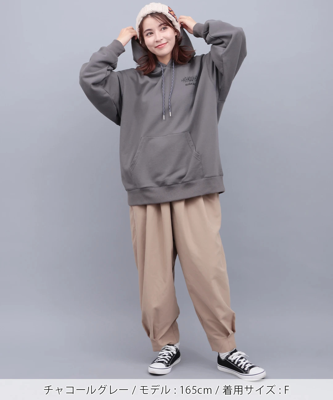 サンフェイスプリントスウェットプルパーカー 【3月2日(月)15時までの