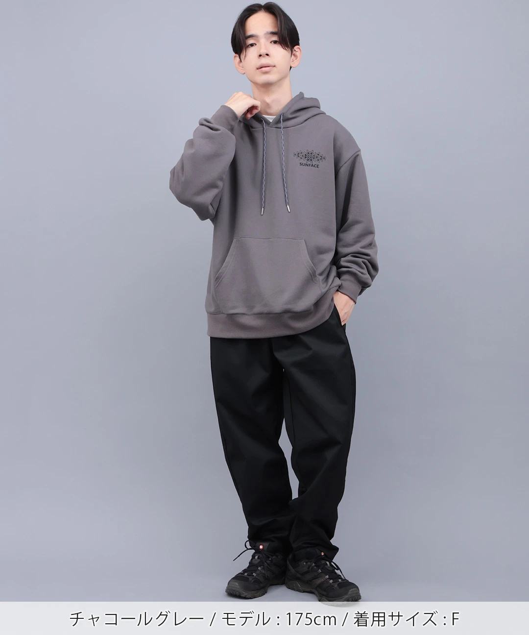 サンフェイスプリントスウェットプルパーカー 【3月2日(月)15時までの