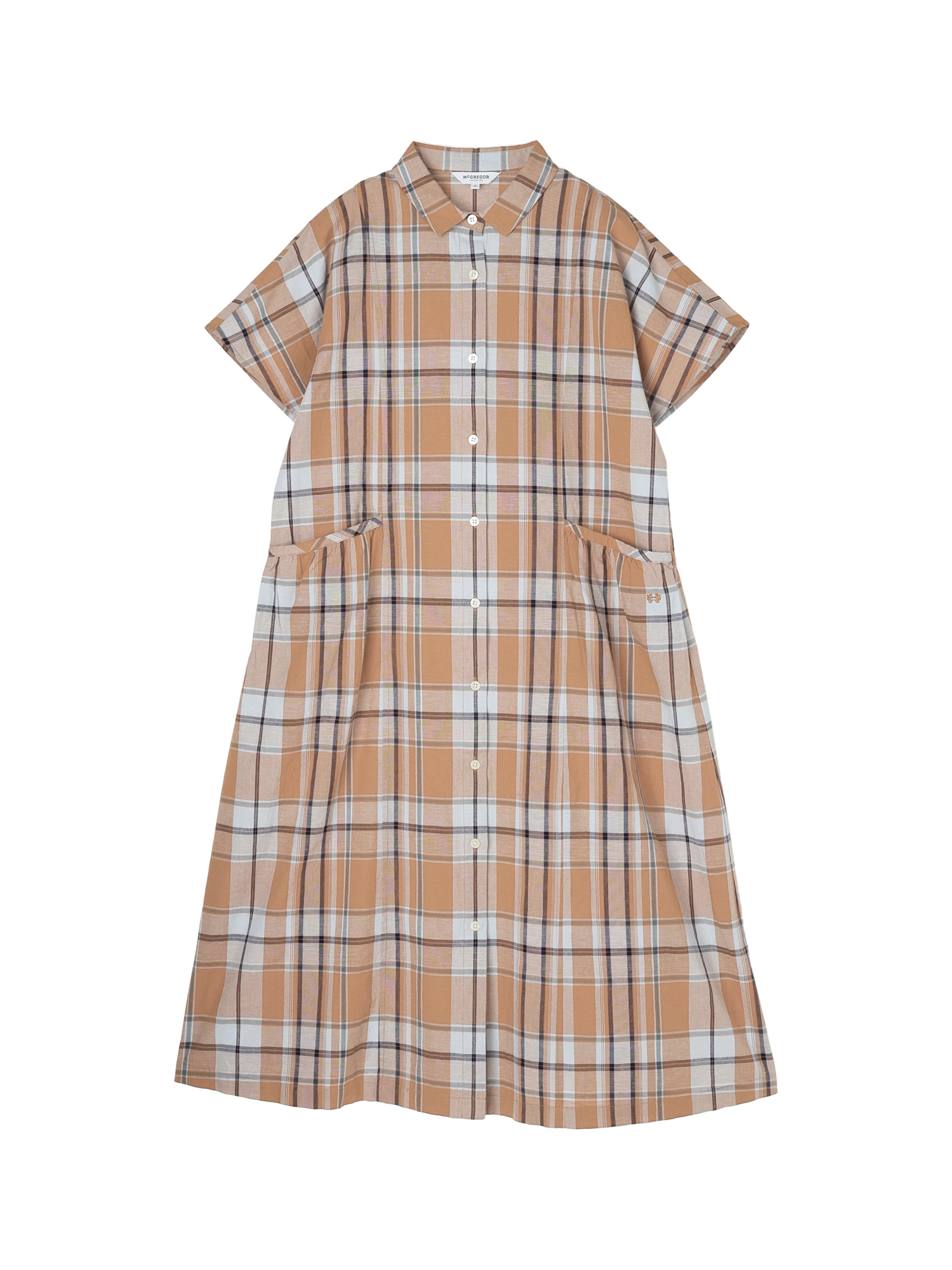 McGREGOR（マックレガー）｜ワンピース｜綿麻マドラスチェック