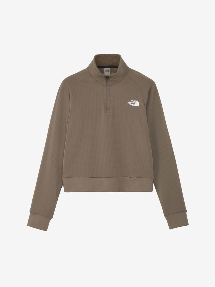 公式・アウトレット】サーマルバーサグリッドハーフジップ（レディース