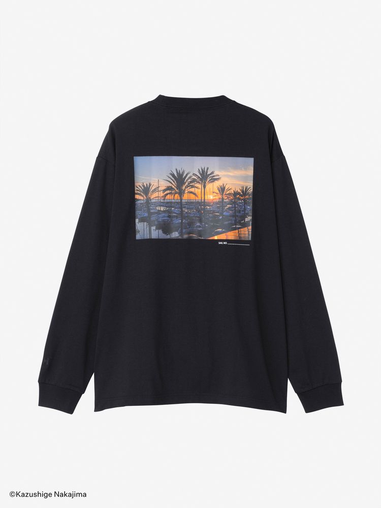 公式・アウトレット】ロングスリーブ オーシャングラフィックティー