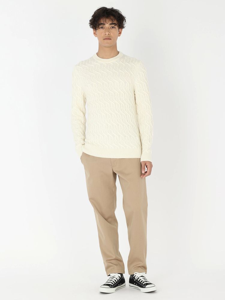 公式・アウトレット】メリノへレンガ クルー セーター（メンズ