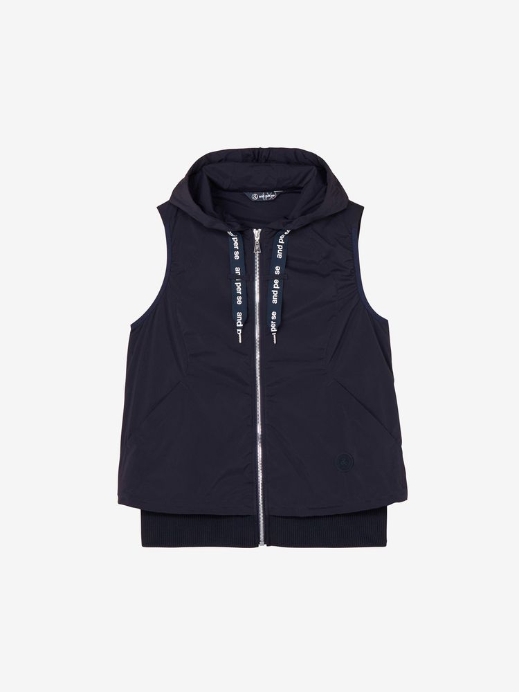 公式・アウトレット】ストレッチタフタフーディーベスト（レディース