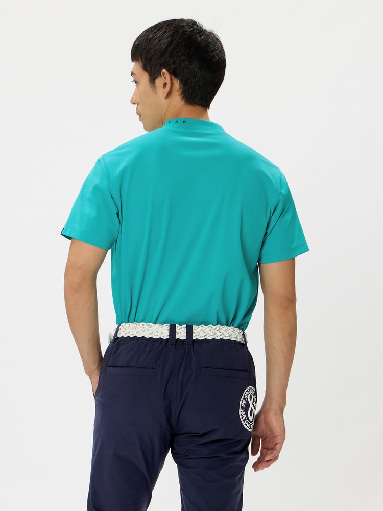 公式】SWING DRY メッシュ半袖モックネックシャツ（メンズ