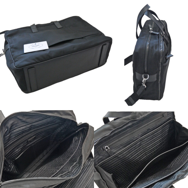 プラダ メンズ ナイロン ラップトップケース 書類バッグ（ブリーフ