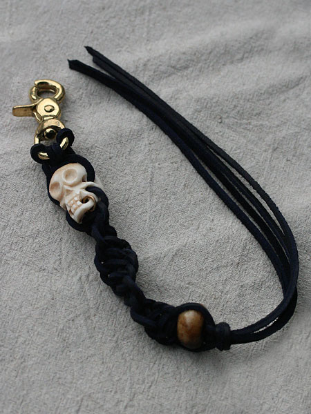 ジョニー・デップ愛用 ブルーベイヤーデザイン スカルキーネックレス