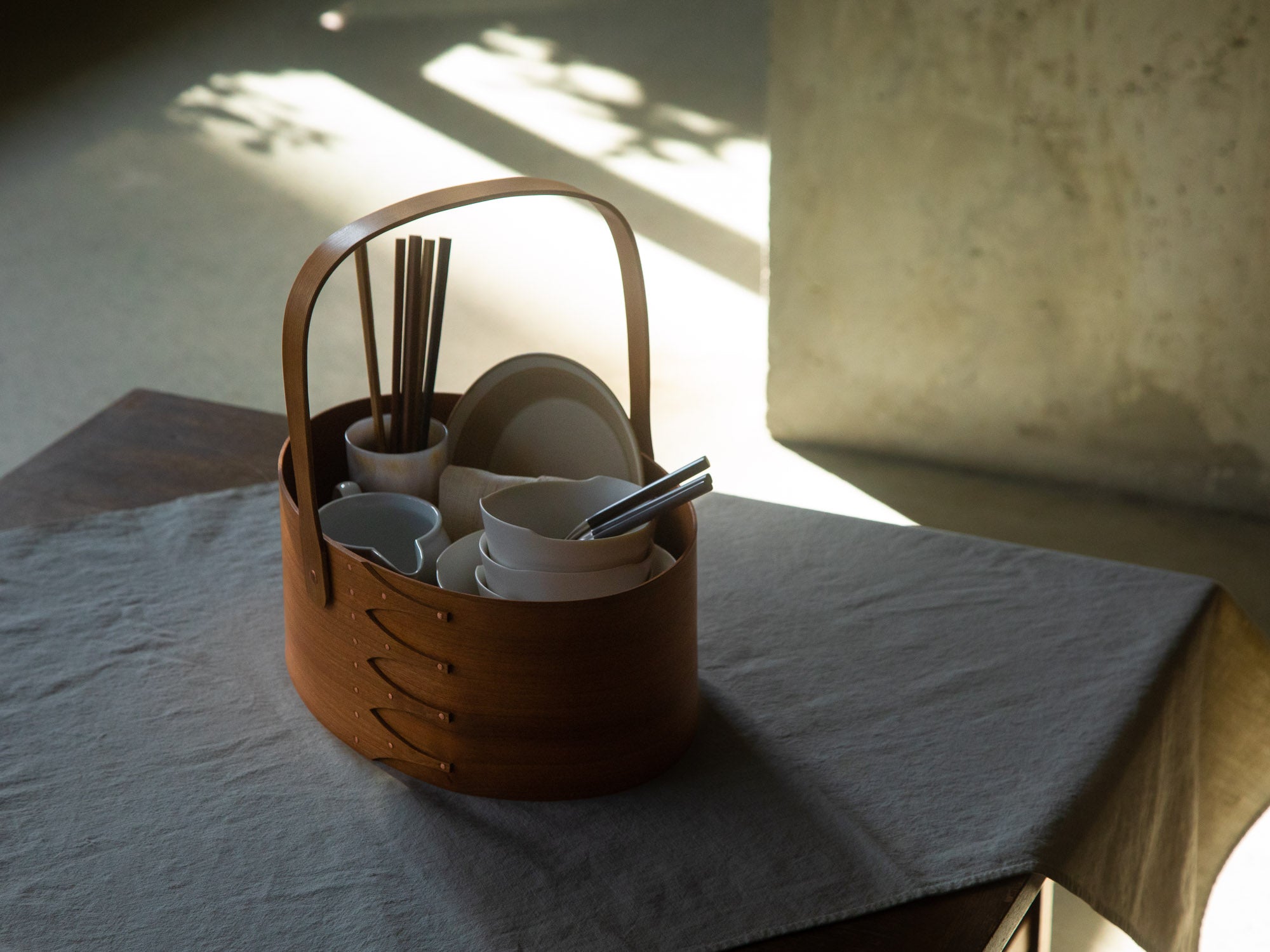 Ifuji Oval Box Carrier – Maple