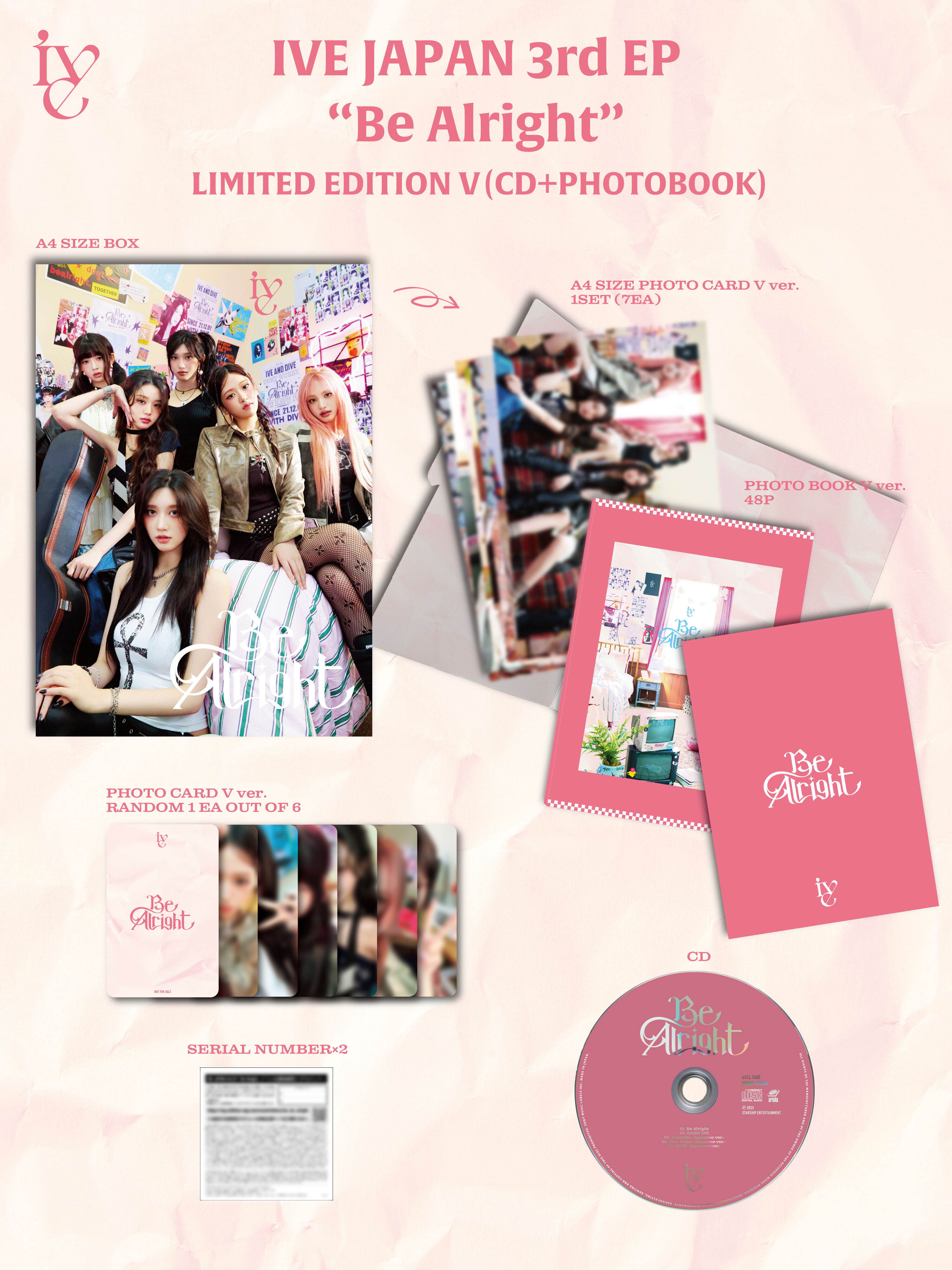 Andy】IVE BeAlright 封入トレカコンプセット✖︎10 Andy】IVE