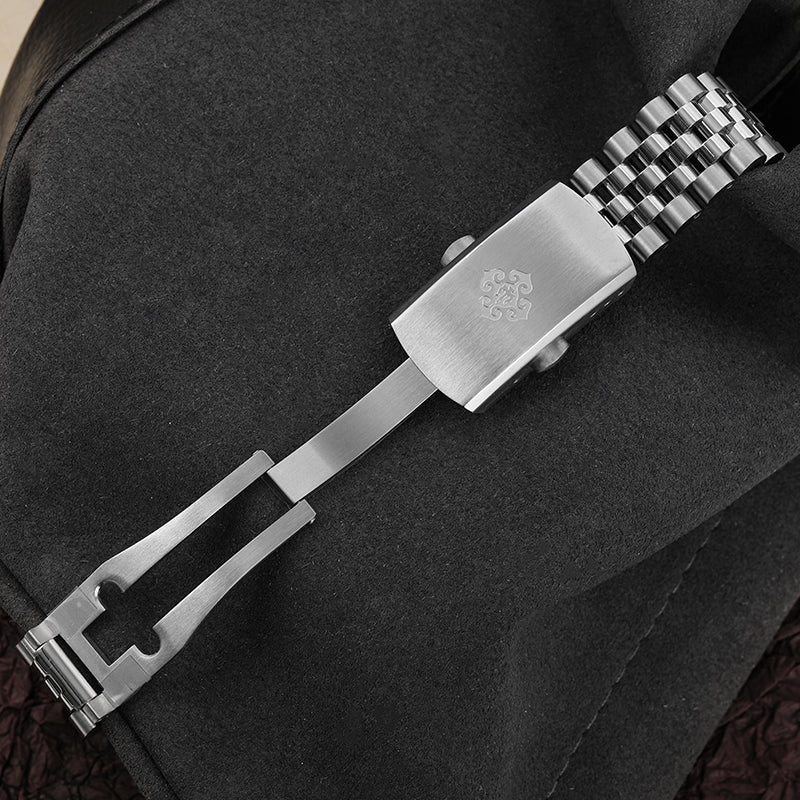 IXDAO 6542 Vintage 38MM NH34 GMT 904L Automatic Dive Watch White