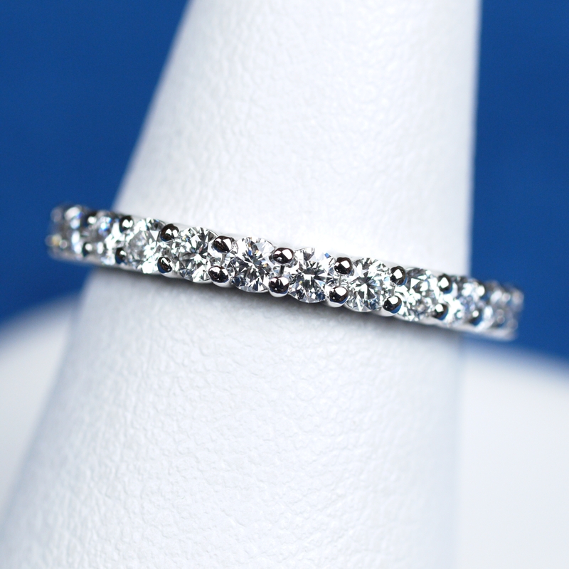 ハーフエタニティリングをフルエタニティリングにリフォーム