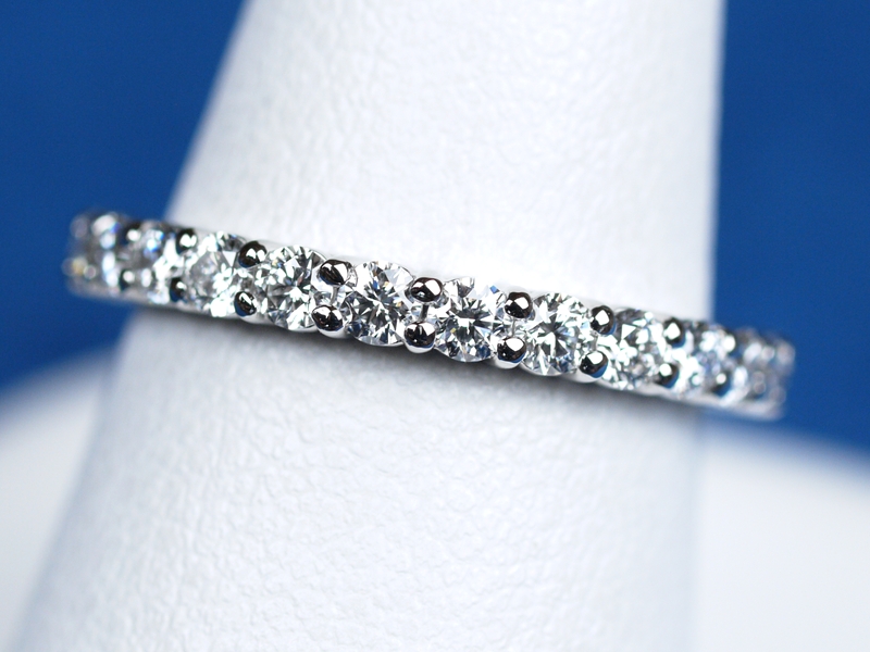 ハーフエタニティリングをフルエタニティリングにリフォーム