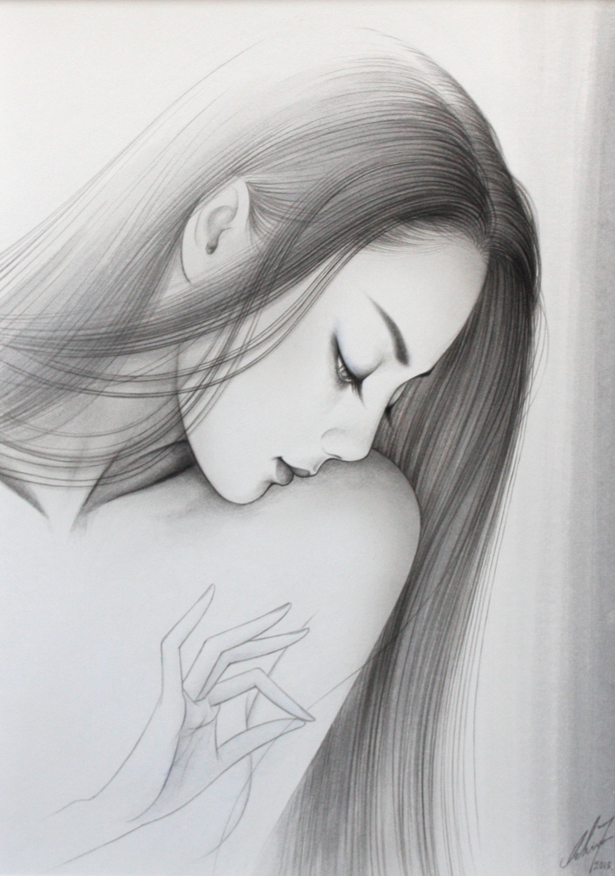 鶴田一郎・原画「命の髪」 | J-spirit gallery KYOTO