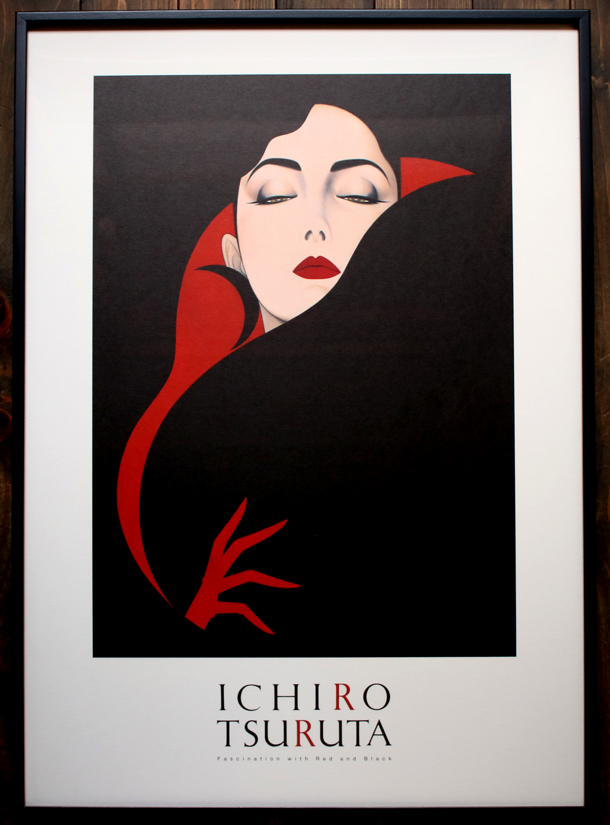 鶴田一郎「赤と黒の魅惑」アートポスター | J-spirit gallery KYOTO