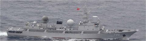 中国海軍艦艇1隻が与那国島と台湾との間の海域を北進（5月4日