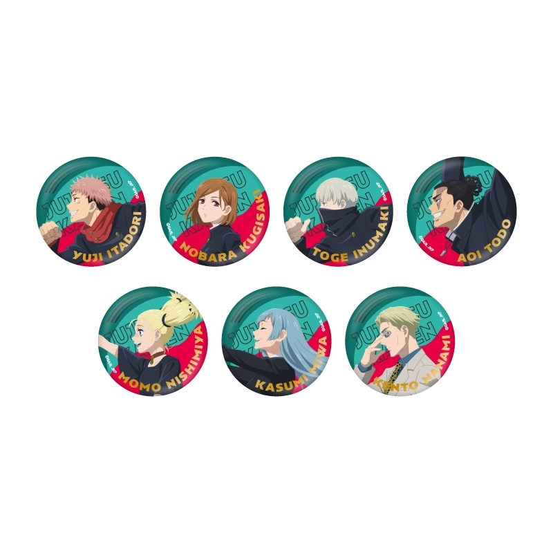 アニメ『呪術廻戦』5周年 ビジュアル第1弾 トレーディング箔押し缶