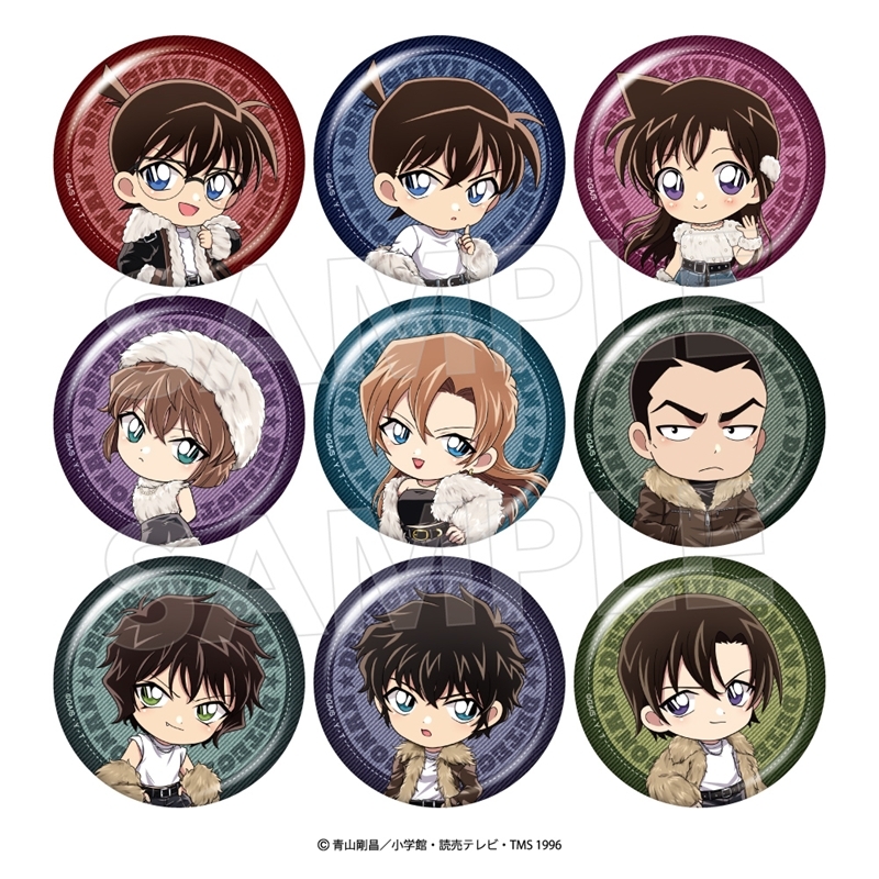 名探偵コナン キャラバッジコレクション（わいるどファー）全9種 | j
