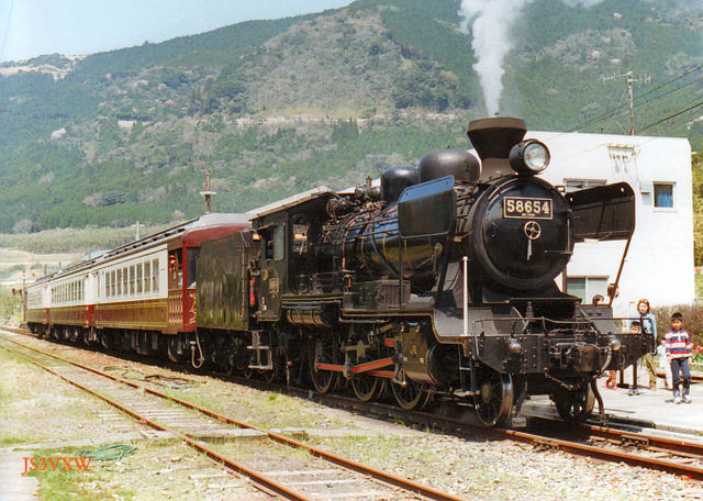 JR九州 8620形蒸気機関車＋オハ50系700番台「SL あそBOY」「SL人吉