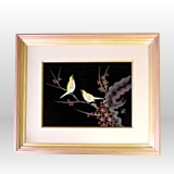 輪島塗 漆芸額 絵 和風 沈金 蒔絵