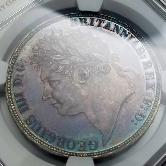 JCC | ジャパンコインキャビネット / イギリス 1822年 クラウン 銀貨