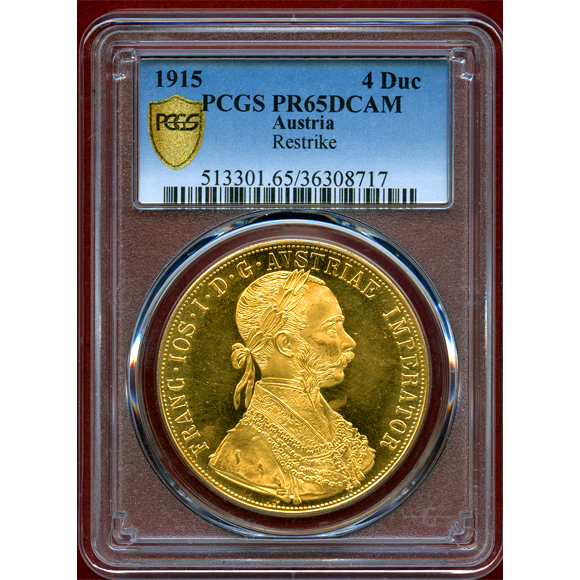 JCC | ジャパンコインキャビネット / オーストリア (1915年) 4ダカット