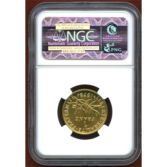 JCC | ジャパンコインキャビネット / フランス 1978年 1フラン 金貨