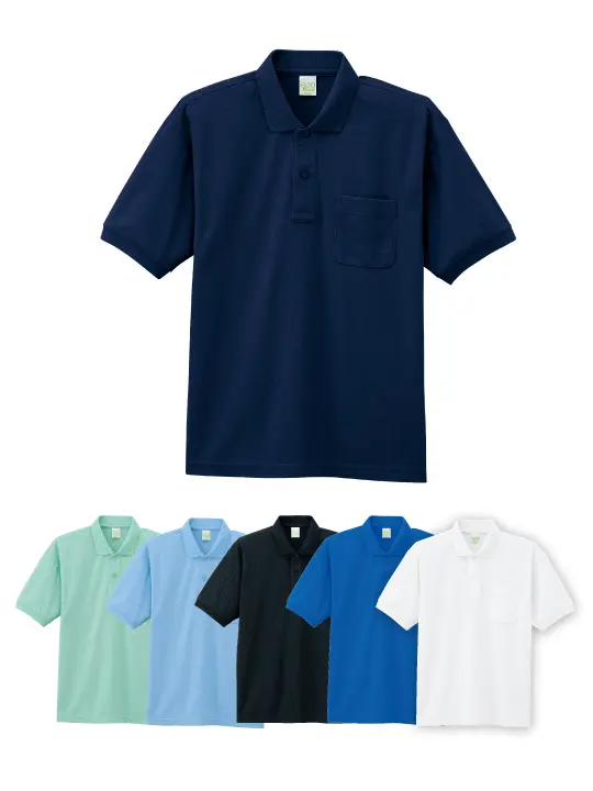 JICHODO】 85254 エコ製品制電半袖ポロシャツ [通年]通販ページ│自重