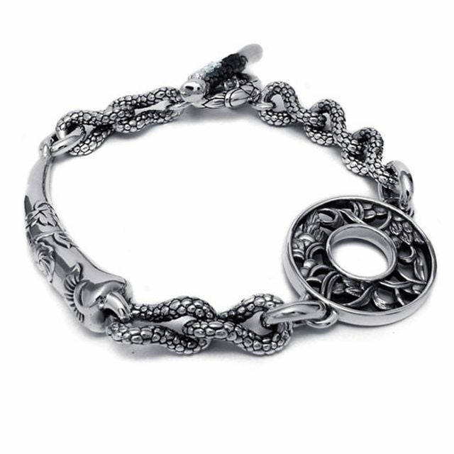 ブラッディマリー ナイトレイヴンブレスレット -大烏- L（21cm