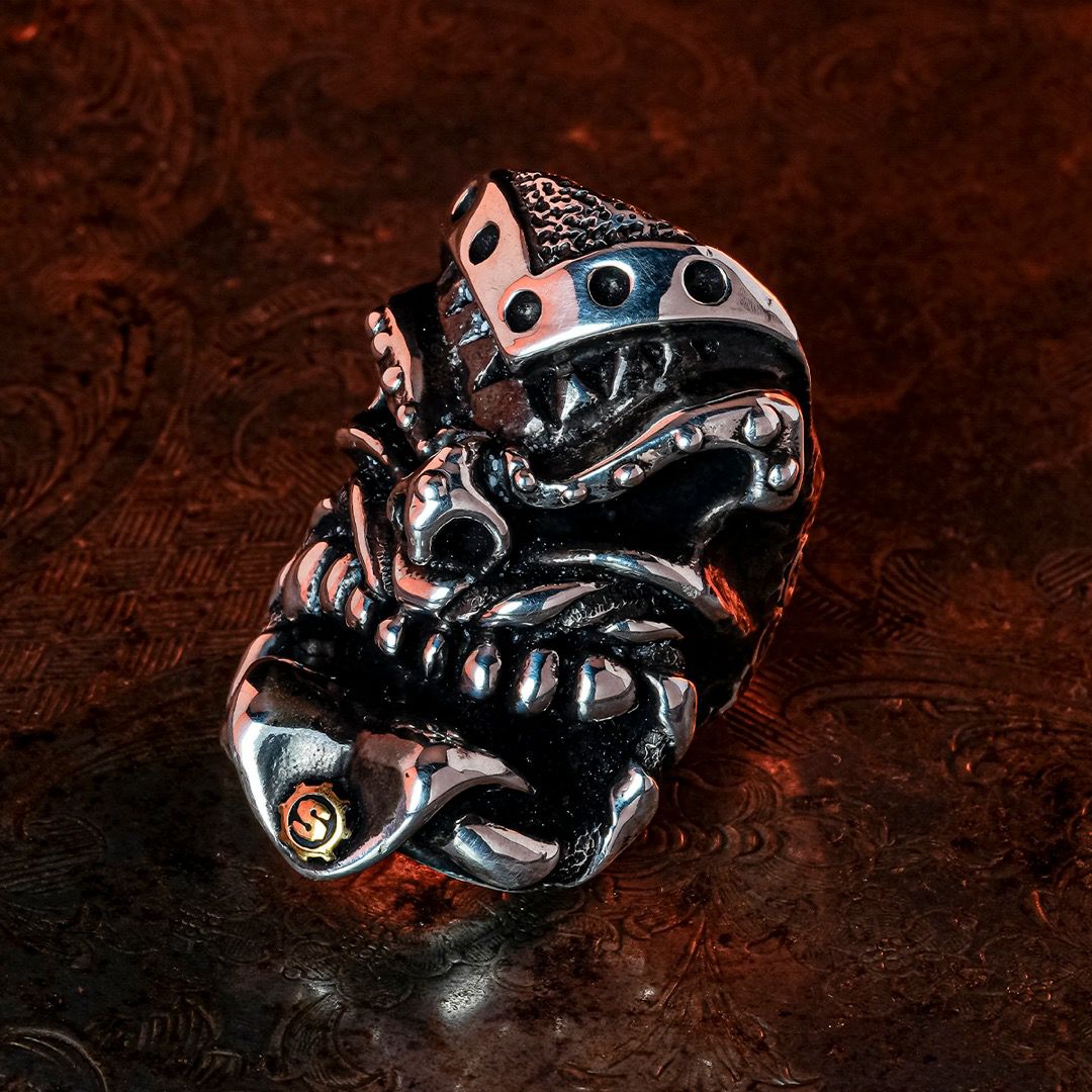 スターリンギア パンチャーニューマオリリング w/ブラスSギアロゴ