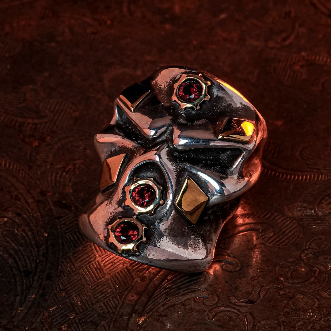 スターリンギア パンチャーステルスリング w/18kギア/ブラス