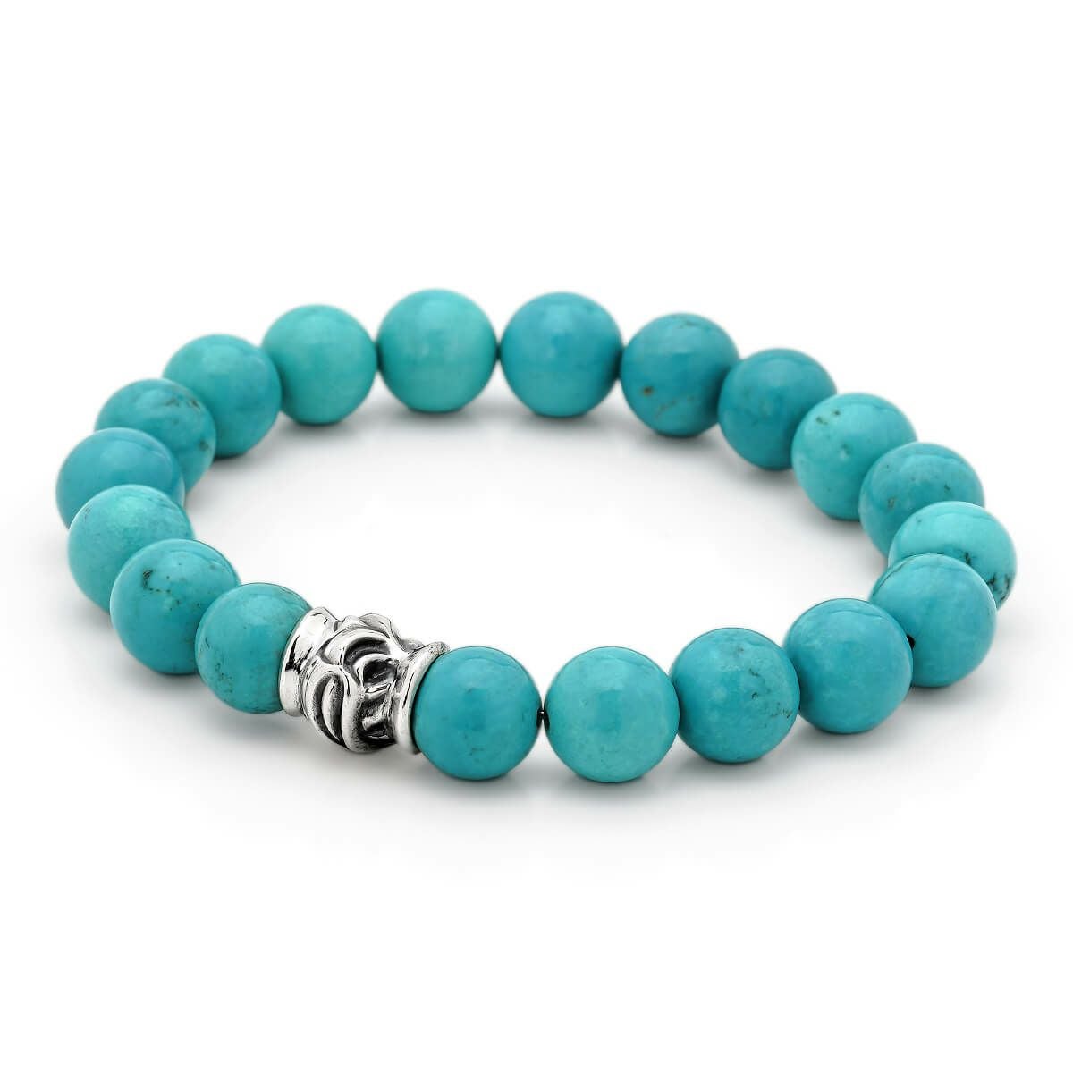 ロンワンズ MFストーンブレスレット イーグルビーズ w/ターコイズ 6mm