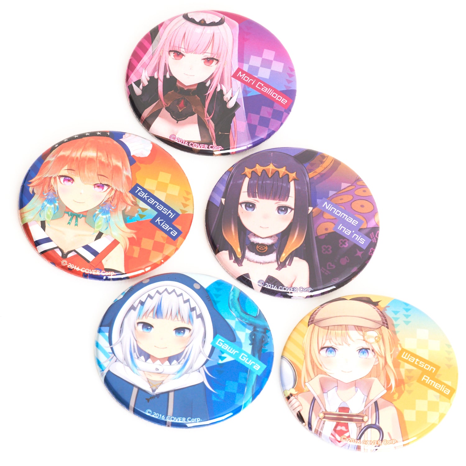 hololive English 缶バッジセット - Tokyo Otaku Mode