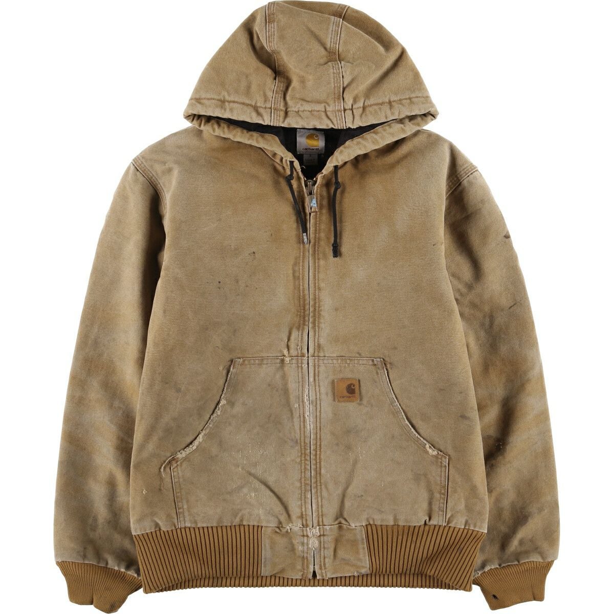 古着 カーハート Carhartt アクティブジャケット ダックフルジップ