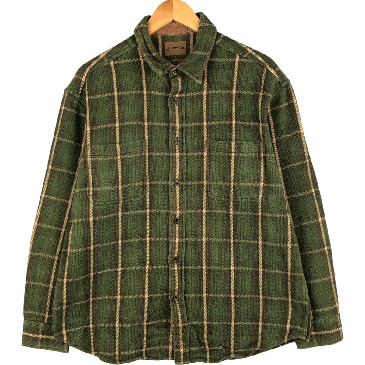 古着 00年代 セントジョンズベイ ST JOHNS BAY オンブレチェック 長袖