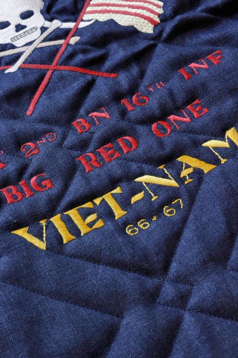 JELADO」 ジェラード キルティングジャケット デニム 刺繍 ベトジャン