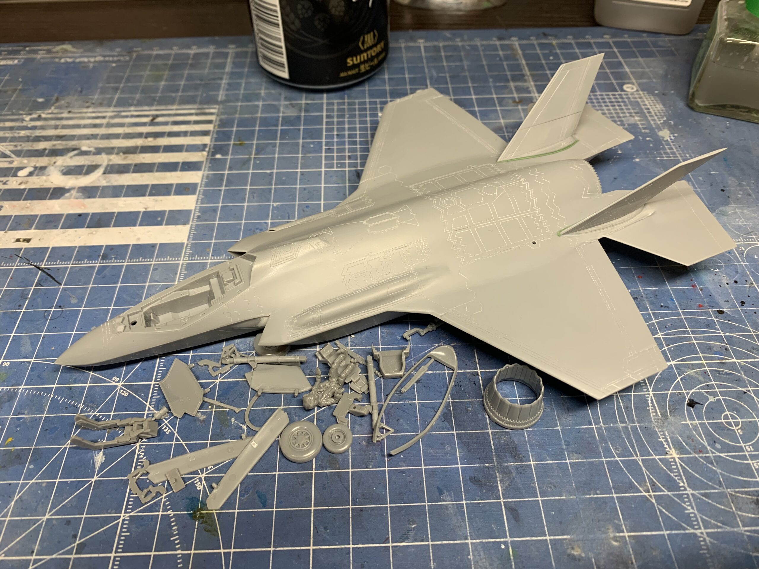 ハセガワ 1/72 F-35A U.S.A.F . 製作記 | JUNSANのミニチュア航空博物館