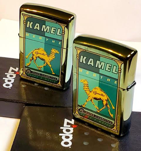CAMEL ZIPPO LIGHTER Kamel Menthol HP Green CZ Limited Edition 50