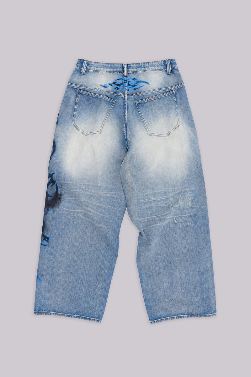 Spike Airbrush XL Colossus Jeans | Jaded London | Clothing