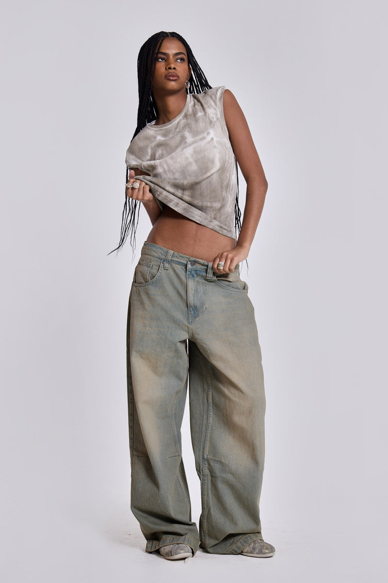 Shop Light Wash Colossus Jeans | Jaded London | Clothing