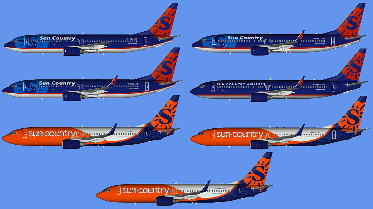SunCountry Airlines B737-800 for FSPX B737NG – Japan FS AI