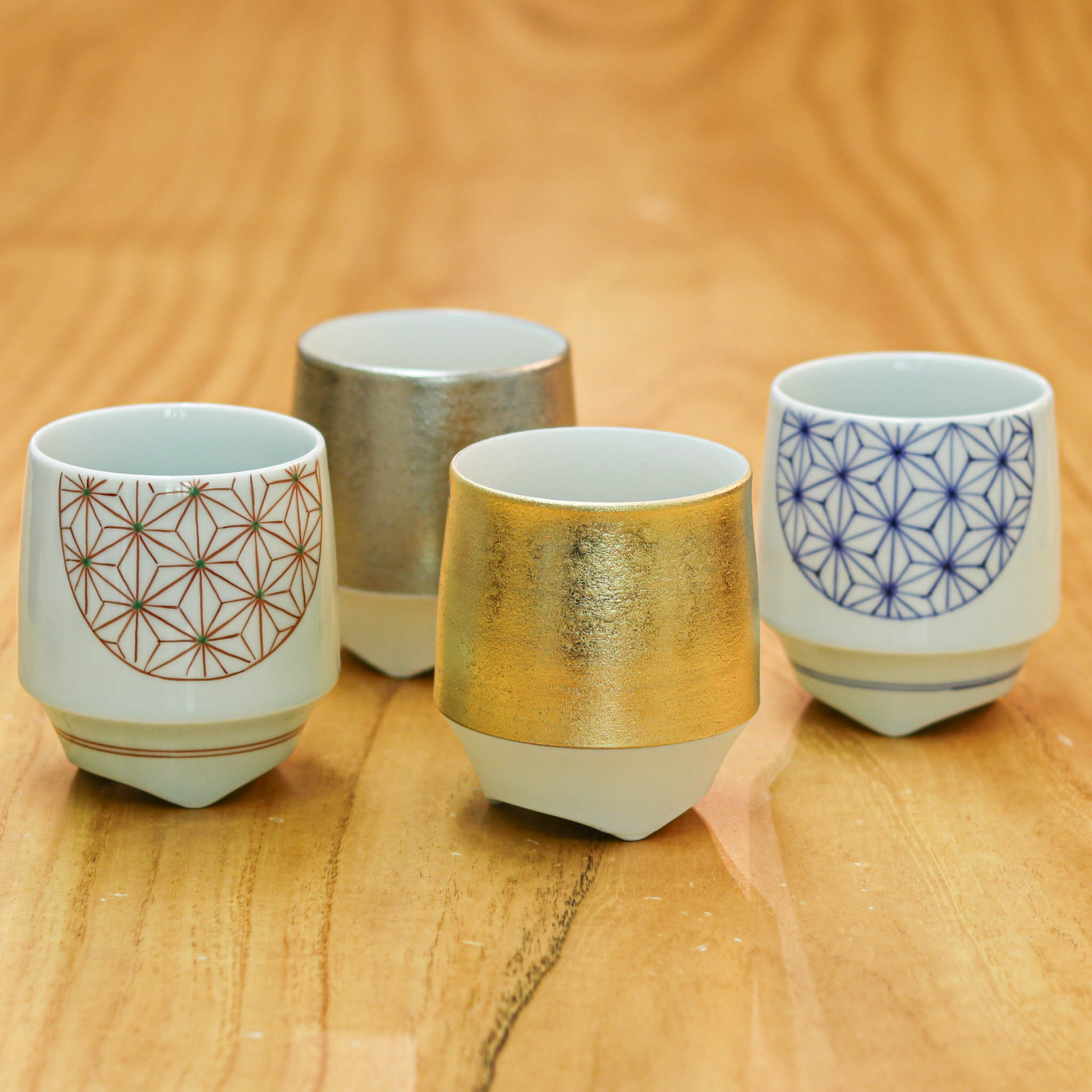 有田焼 香酒盃 | 金彩・銀彩 | ペアセット | KIHARA