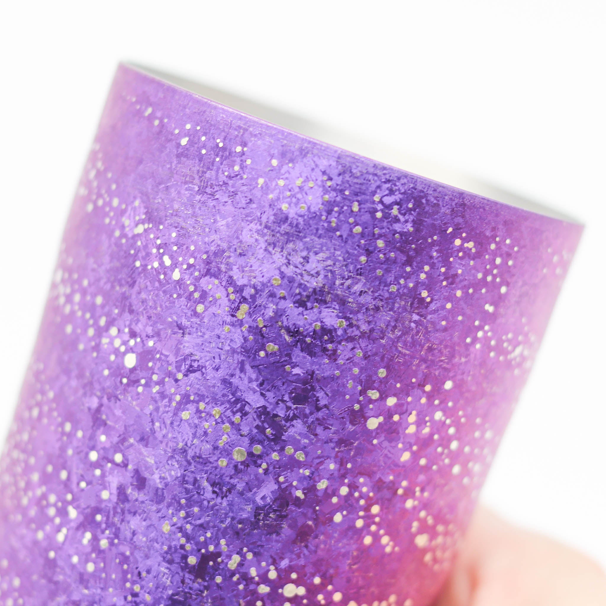 燕三条 | 天目 チタン二重タンブラー 弥生 350 | No.180 パープル | ホリエ