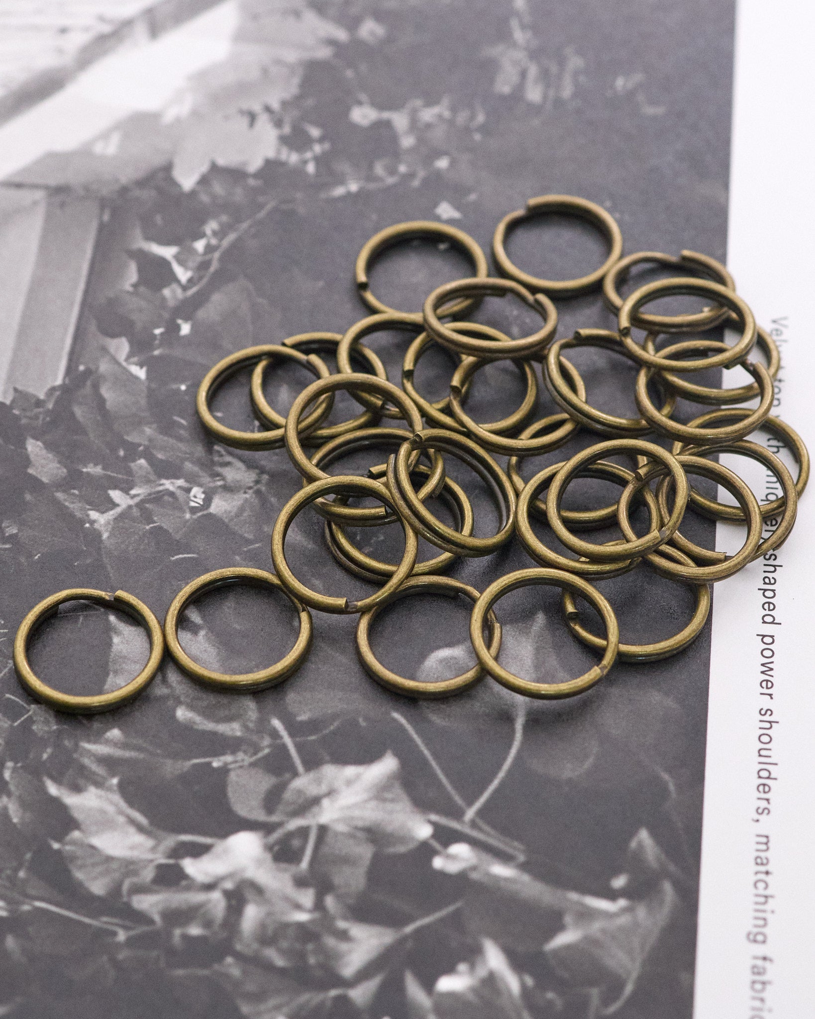 二重リング 直径15mm 20個入り JPC0089 - アクセサリーパーツ・資材の