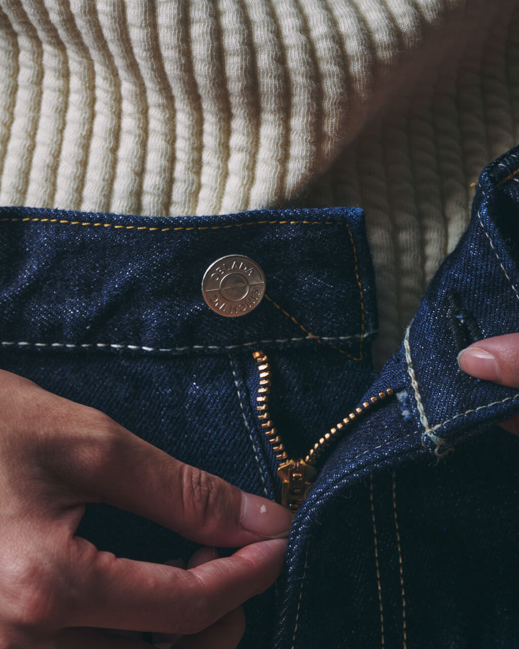 m.u × Oblada 1938 denim pants – Japoness