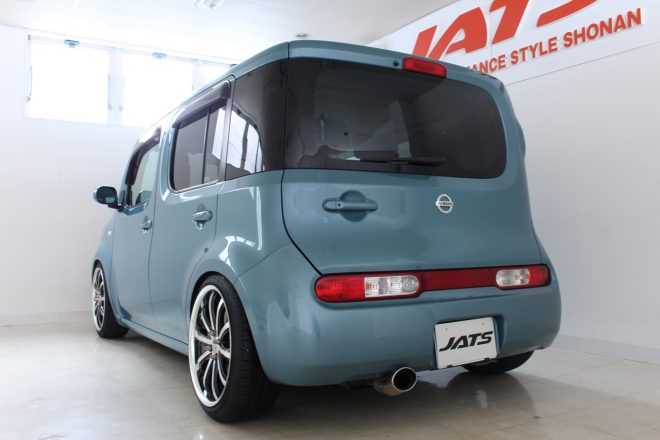 日産 Z12キューブ 15X Vセレクション 車高調 社外アルミ！ K様納車