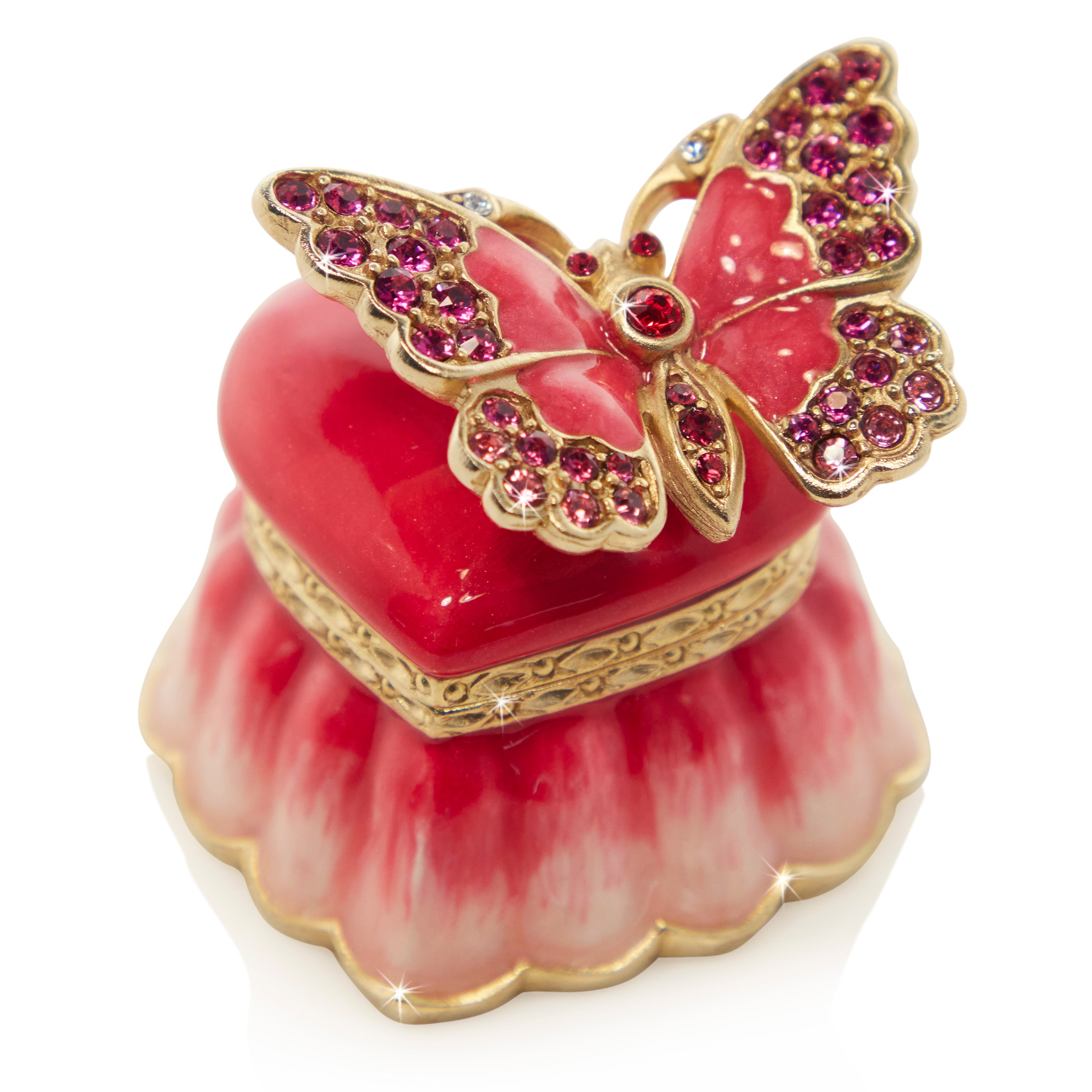 Emma Mini Heart Box – Jay Strongwater